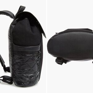 Phases Quilted Black Backpack